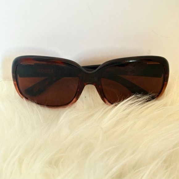 Costa Del Mar 6S9041 GANNET Sunglasses Brown Tortoise Ladies Oversized Shades - Picture 15 of 16